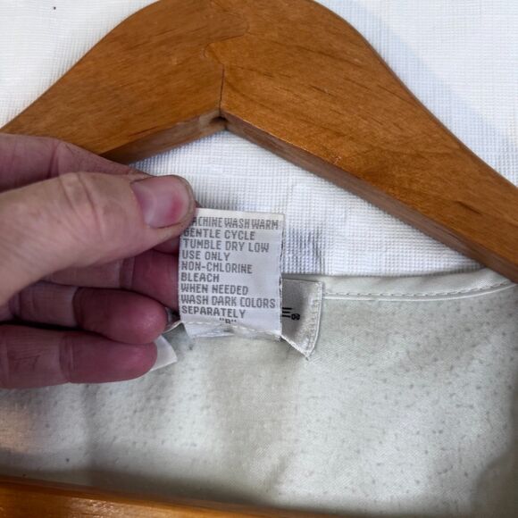 Miss Elaine Classics Vintage Nightgown Satiny Lace Detail Bodice Long Sz Medium - Picture 8 of 9